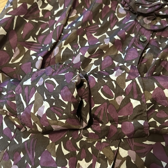 Henry Cottons  Purple Ruffled Women's Top - Picture 6 of 10